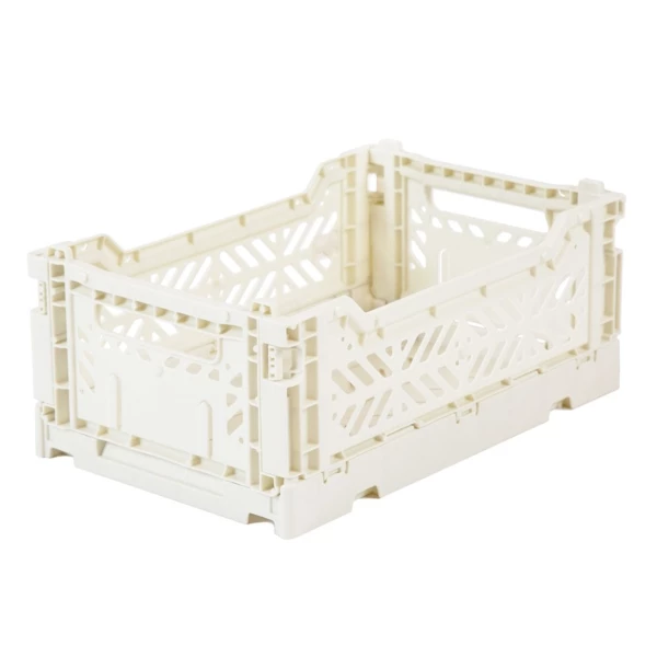 AYKASA Folding Crate Mini Coconut Milk 3 AYKASA Folding Crate Mini Coconut Milk