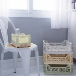 AYKASA Folding Crate Mini Salmon Pink