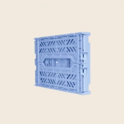 AYKASA Mini Folding Crate | Baby Blue