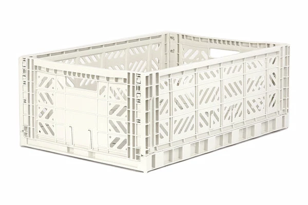 AYKASA Folding Crate - Maxi - Coconut Milk 3 AYKASA Folding Crate - Maxi - Coconut Milk