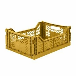 AYKASA Midi Folding Storage Box Mustard