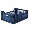 AYKASA Midi Folding Storage Box Navy
