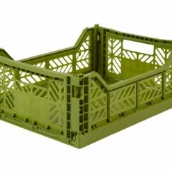 AYKASA Folding Crate - Medium - Olive