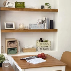 AYKASA Mini Folding Crate | Milk Tea