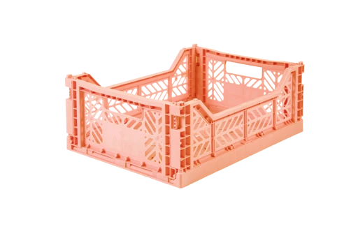 AYKASA Midi Foldable Crate - Salmon 3 AYKASA Midi Foldable Crate - Salmon