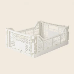 AYKASA Midi Folding Crate | Coconut Milk