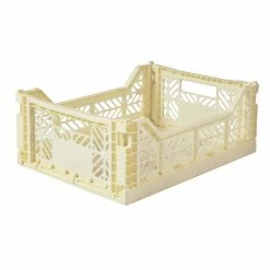 AYKASA Medium Folding Storage Crate Banana