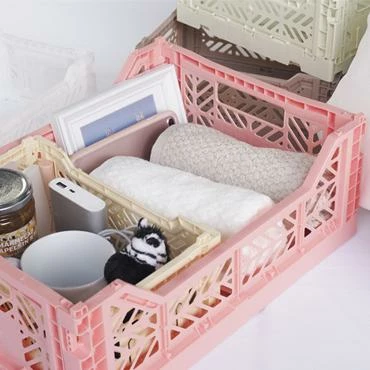 AYKASA Folding Crate Medium Salmon 5 AYKASA Folding Crate Medium Salmon