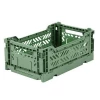 AYKASA Folding Crate - Mini - Almond Green
