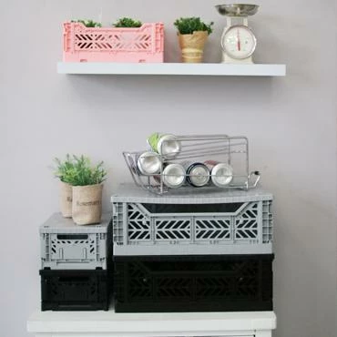 AYKASA Folding Crate Mini Black 4 AYKASA Folding Crate Mini Black