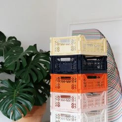AYKASA Folding Crate - Medium - Cream