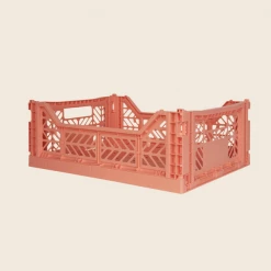 AYKASA Midi Folding Crate | Salmon