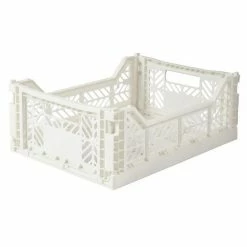 AYKASA Folding Crate Medium Coconut Milk