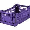 AYKASA Folding Crate - Mini - Violet