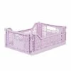 AYKASA Medium Folding Storage Crate - Orchid