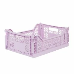 AYKASA Medium Folding Storage Crate - Orchid