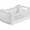 AYKASA Folding Crate - Mini - White