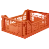 AYKASA Midi Foldable Crate - Orange