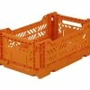 AYKASA Folding Crate - Mini - Orange