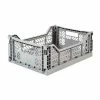 AYKASA Folding Crate Medium Grey 1 AYKASA Folding Crate Medium Grey