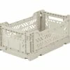 AYKASA Folding Crate - Mini - Light Grey