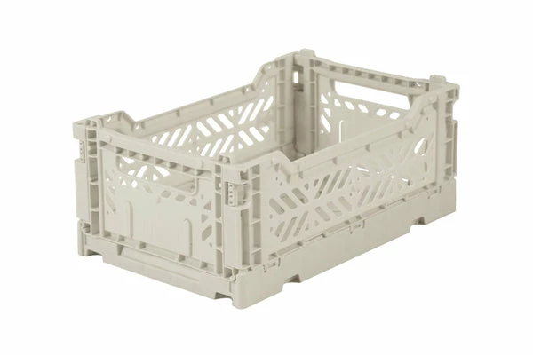AYKASA Folding Crate - Mini - Light Grey 3 AYKASA Folding Crate - Mini - Light Grey