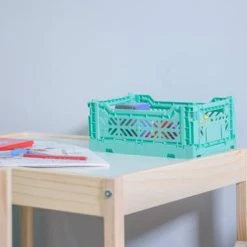 AYKASA Folding Crate Mini Mint 9 AYKASA Folding Crate Mini Mint