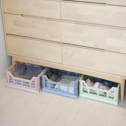 AYKASA Folding Crate Medium Orchid