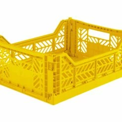 AYKASA Folding Crate - Medium - Yellow