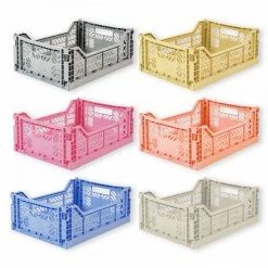 AYKASA Cesta Pieghevole Midi Vari Colori