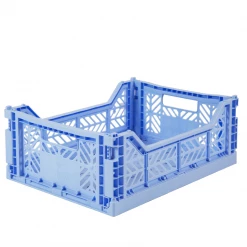 AYKASA Plastic Foldable Crate - Medium