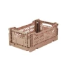 AYKASA Folding Crate Mini Warm Taupe